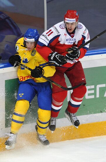 Hockey Channel One Cup. Sweden vs. Russia
