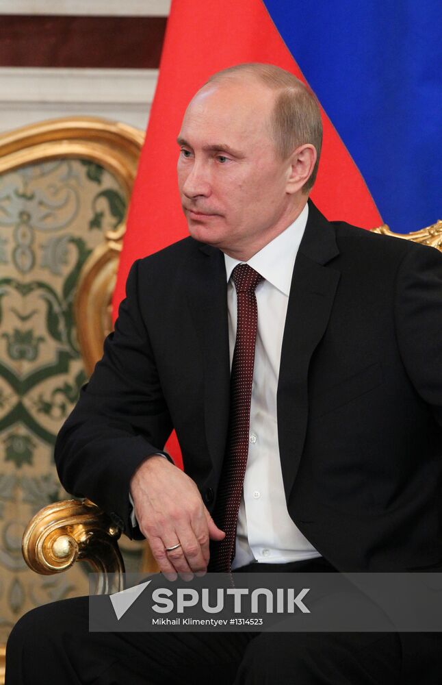 V.Putin meets with D.Rousseff in Moscow