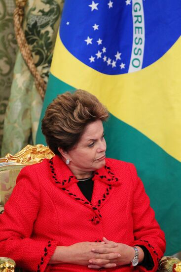 V.Putin meets with D.Rousseff in Moscow
