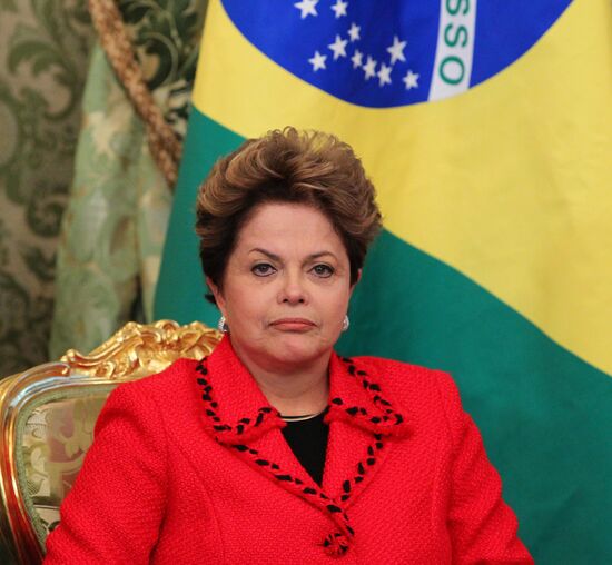 V.Putin meets with D.Rousseff in Moscow