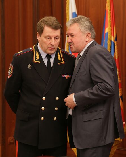 Meeting of public council in Interior Ministry (MVD) of Russia