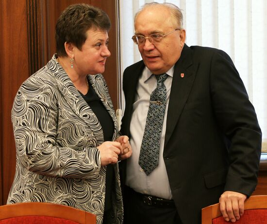 Meeting of public council in Interior Ministry (MVD) of Russia
