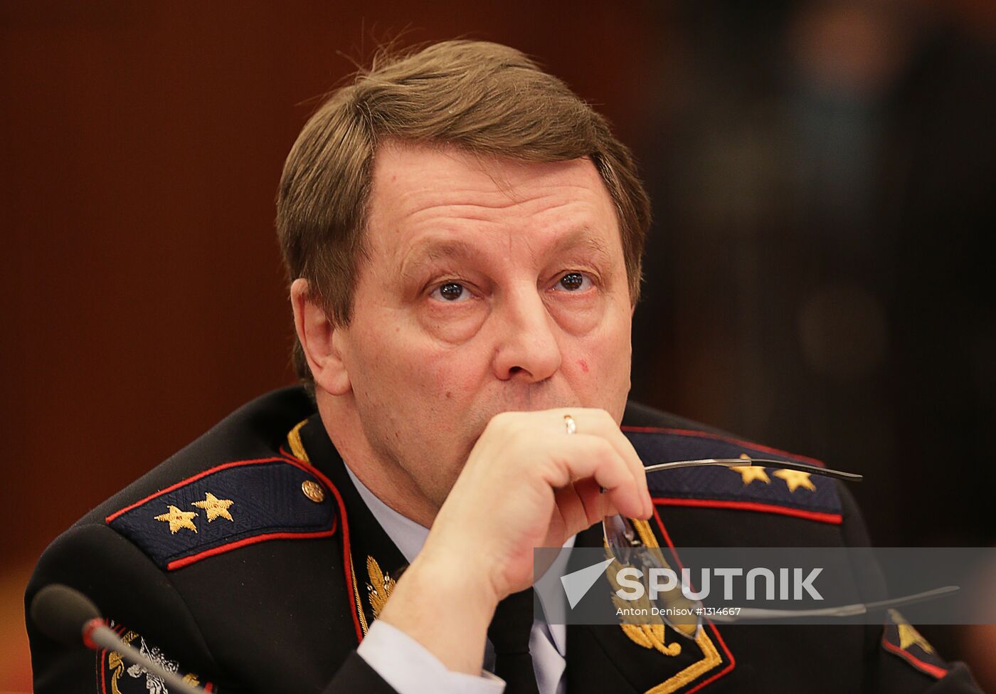 Meeting of public council in Interior Ministry (MVD) of Russia