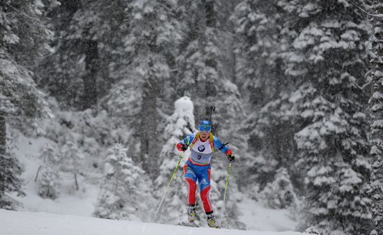 Biathlon. III stage of World Cup. Women's Sprint