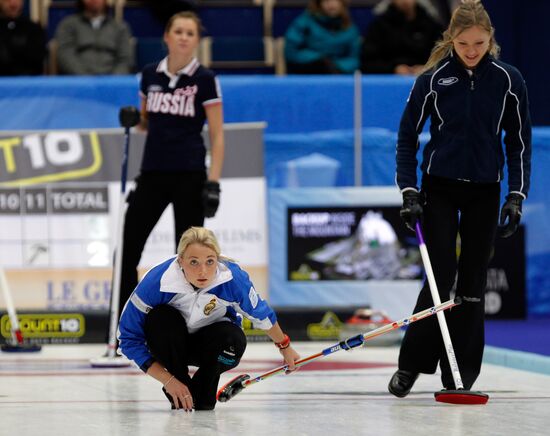 European Curling Championships. Day 9