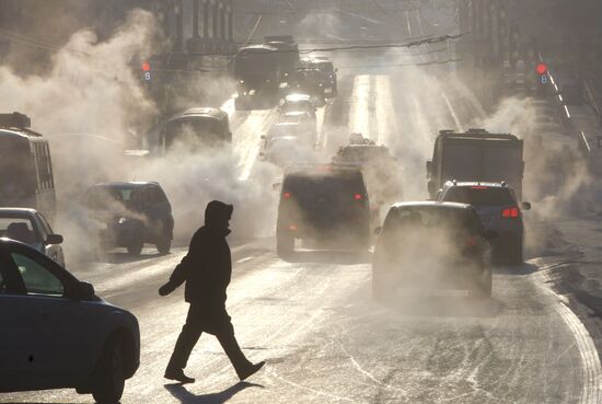 Russian regions hit by severe frosts