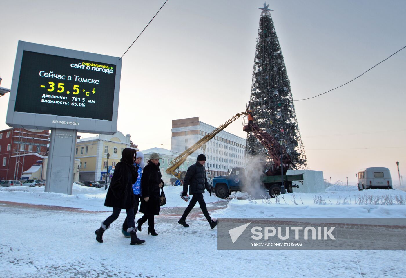 Russian regions hit by severe frosts