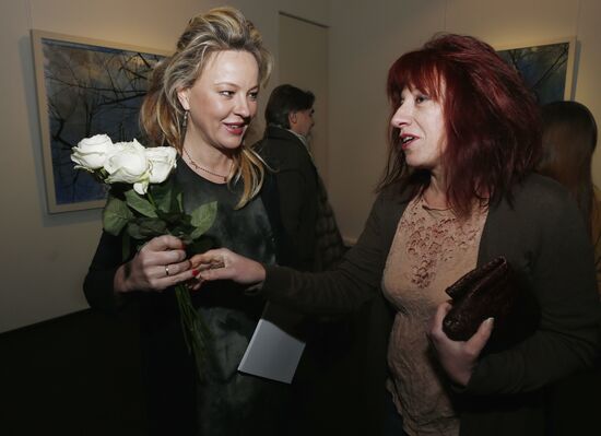 Opening of Alexandra Vertinskaya's exhibition "Partly Cloudy"