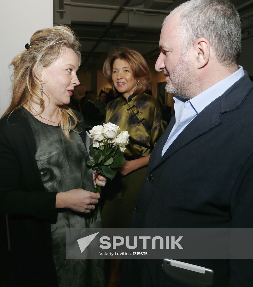 Opening of Alexandra Vertinskaya's exhibition "Partly Cloudy"