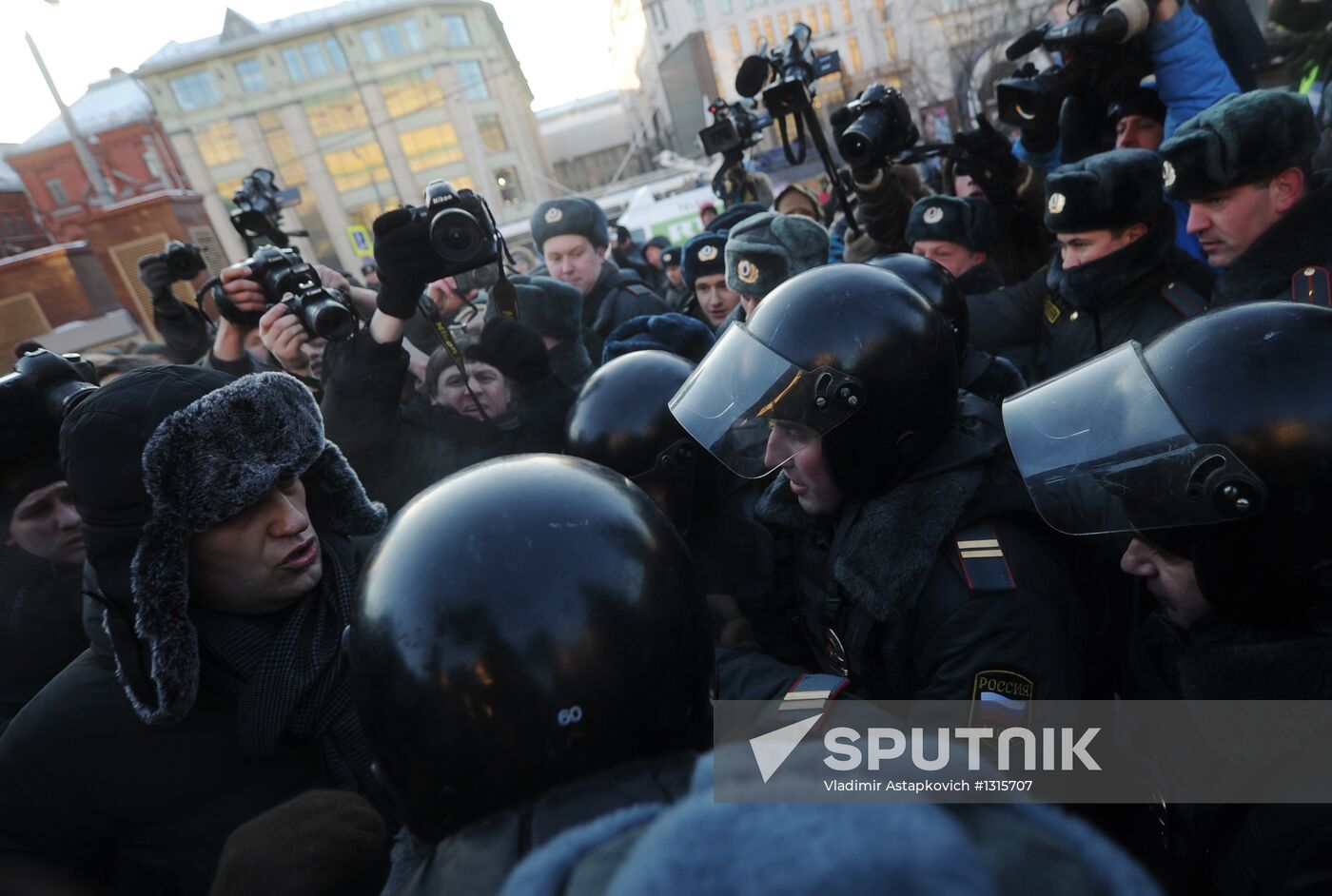 Freedom march in Moscow