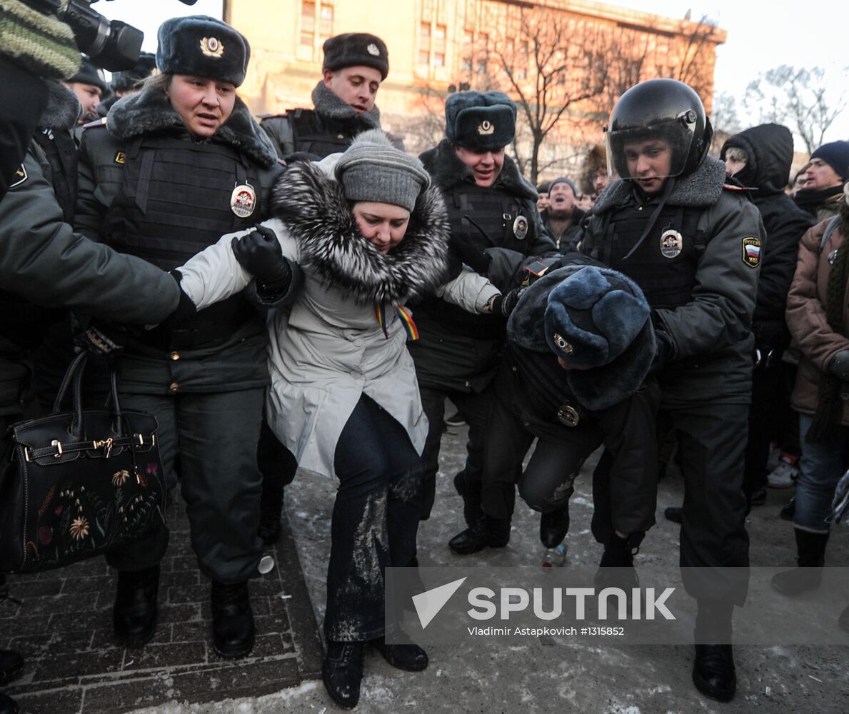 "Freedom March" in Moscow