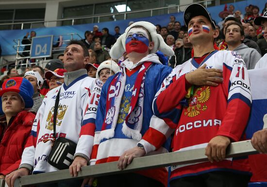 Ice Hockey. Channel One Cup. Russia vs. Finland