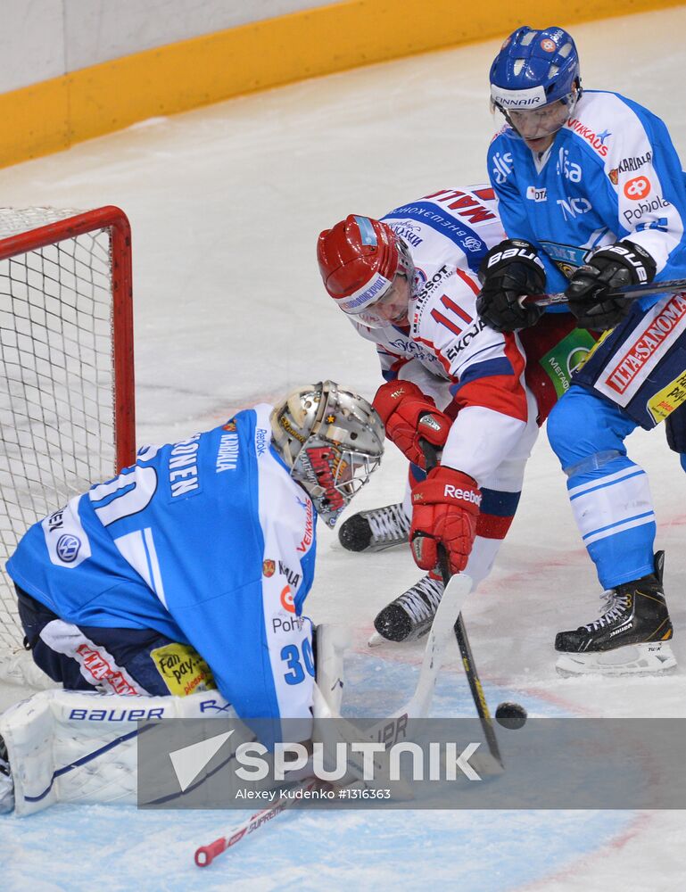 Ice Hockey. Channel One Cup. Russia vs. Finland