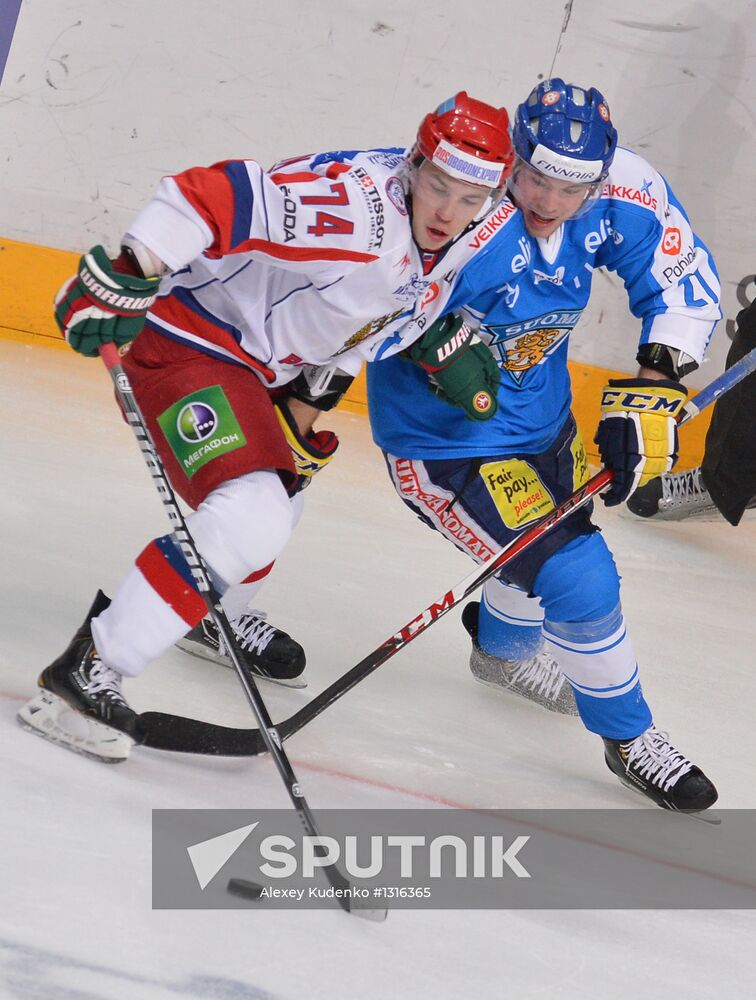 Channel One Cup. Russia vs. Finland