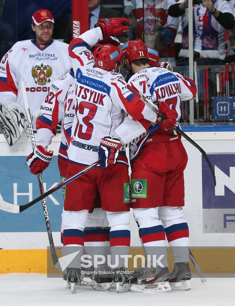 Channel One Cup. Russia vs. Finland