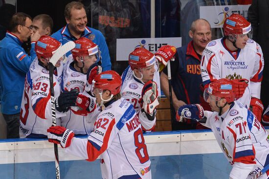 Channel One Cup. Russia vs. Finland