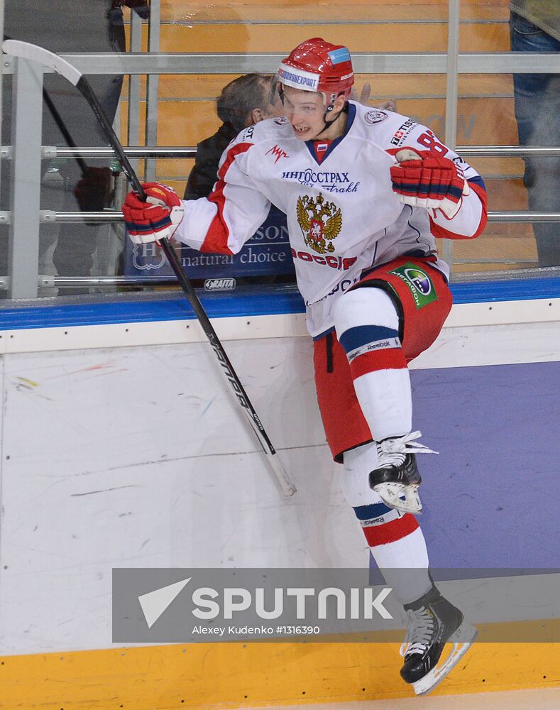 Channel One Cup. Russia vs. Finland