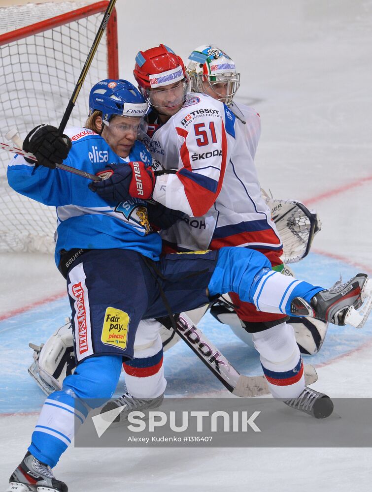 Channel One Cup. Russia vs. Finland