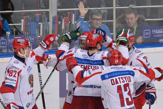 Channel One Cup. Russia vs. Finland