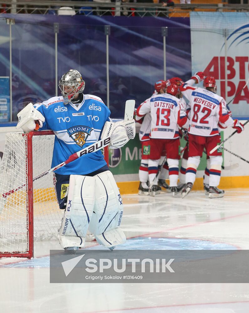 Channel One Cup. Russia vs. Finland