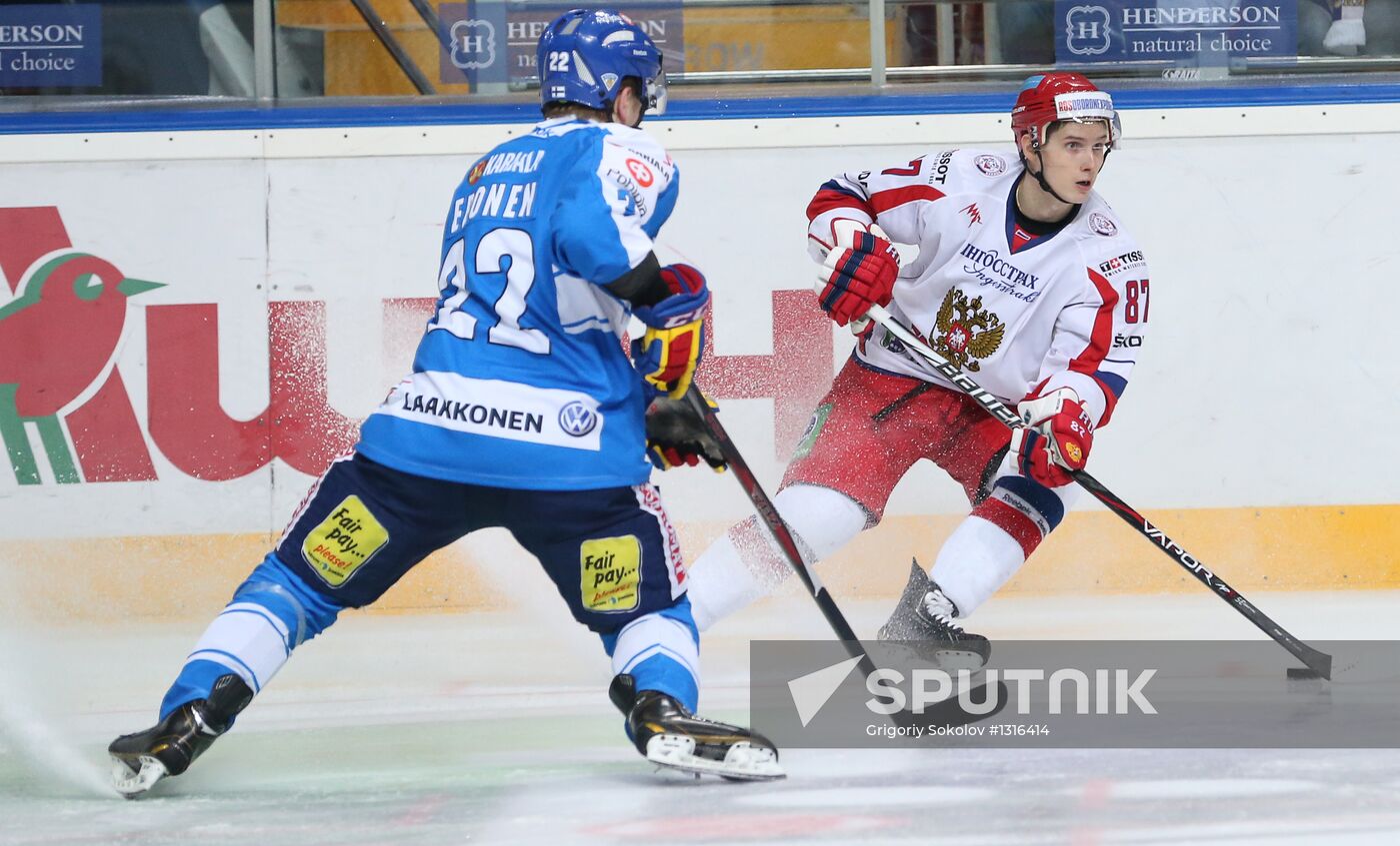 Channel One Cup. Russia vs. Finland