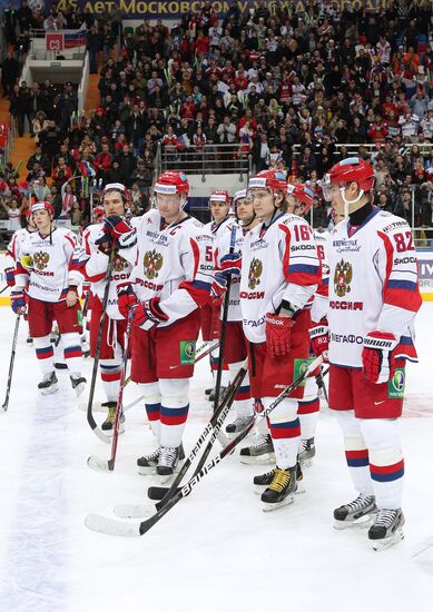 Channel One Cup. Russia vs. Finland