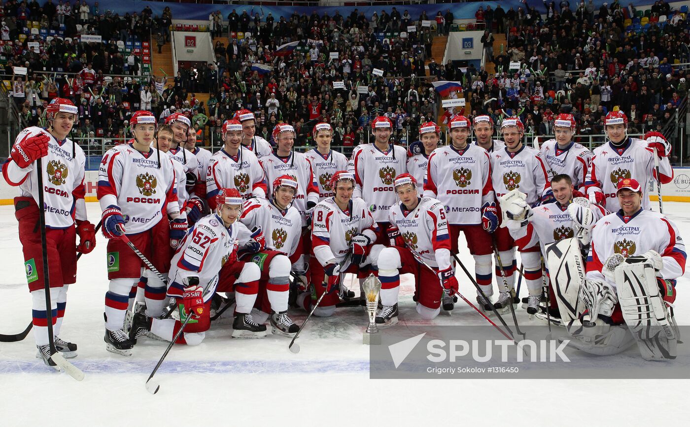 Channel One Cup. Russia vs. Finland