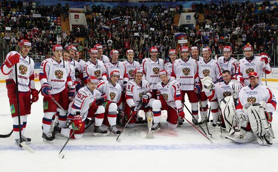Channel One Cup. Russia vs. Finland