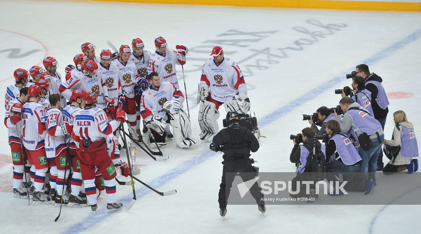 Channel One Cup. Russia vs. Finland