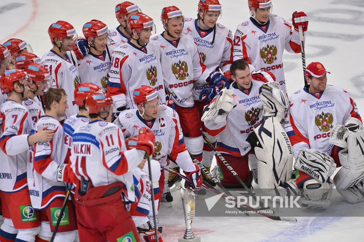 Channel One Cup. Russia vs. Finland