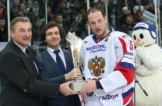 Channel One Cup. Russia vs. Finland