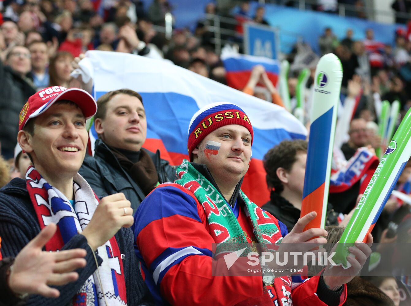 Channel One Cup. Russia vs. Finland