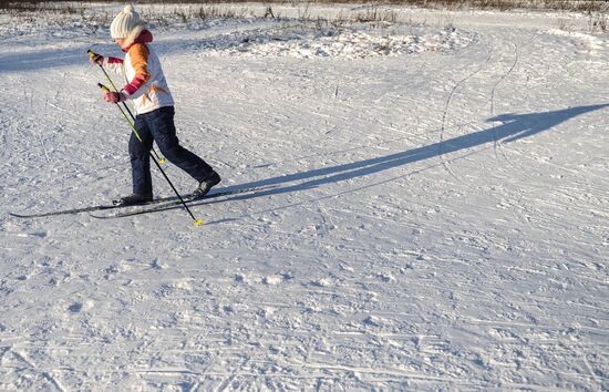 Skiing in Moscow