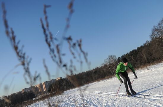 Skiing in Moscow