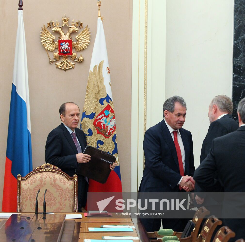 V.Putin holds meeting of MTC Commission