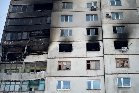 Explosion in residential house in Kharkov