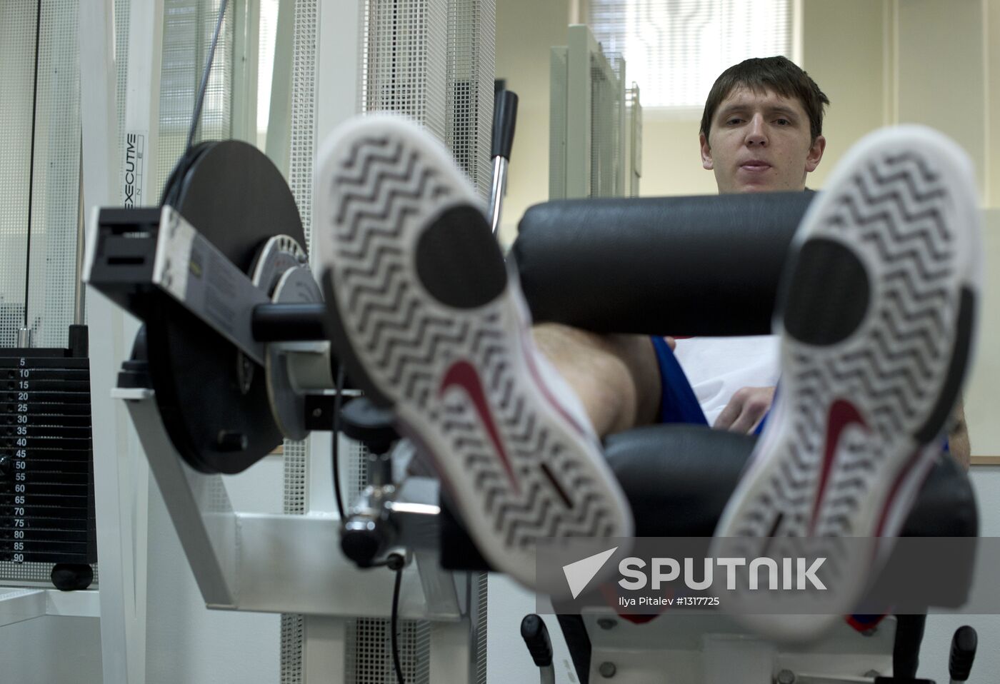 PBC CSKA player Viktor Khryapa