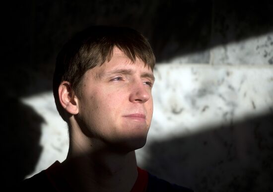 PBC CSKA player Viktor Khryapa