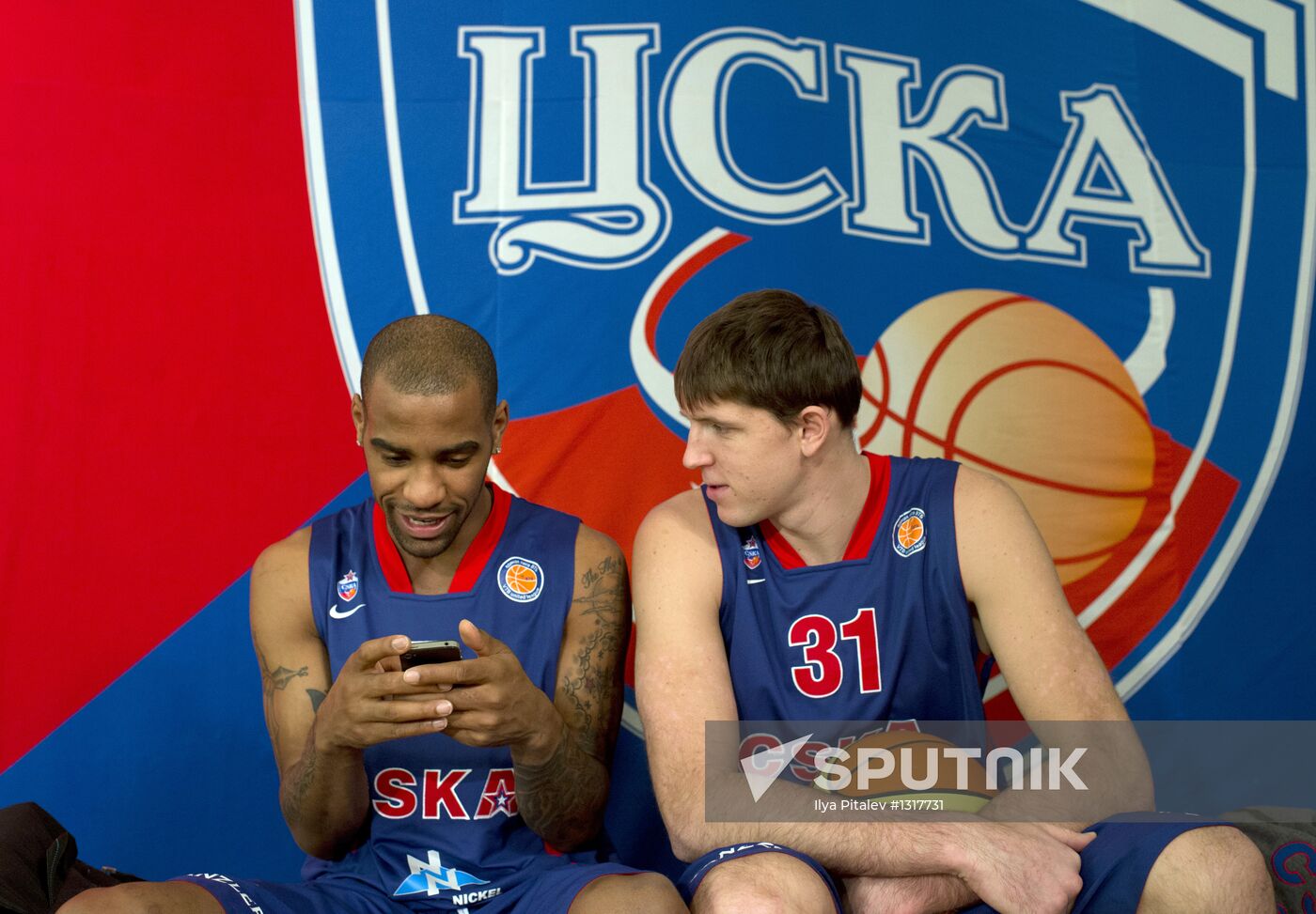 PBC CSKA player Viktor Khryapa