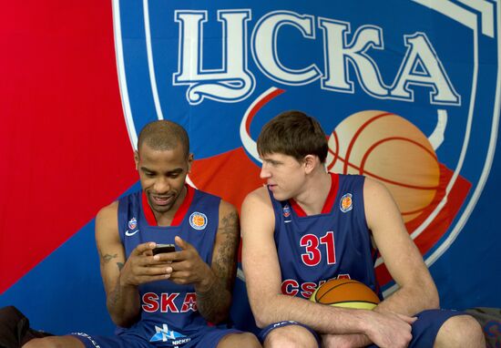 PBC CSKA player Viktor Khryapa