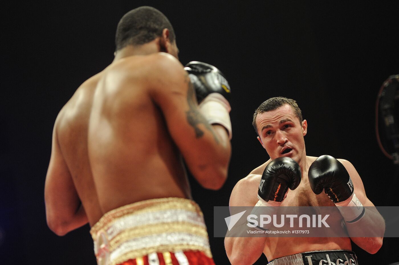Boxing. Bout between D. Lebedev and S. Silgado