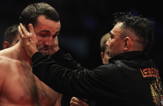 Boxing. Bout between D. Lebedev and S. Silgado