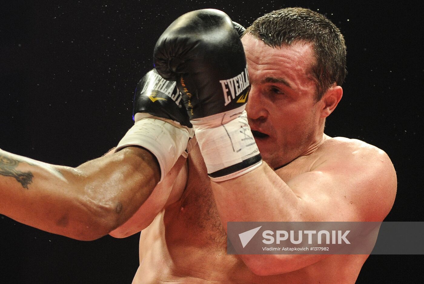 Boxing. Bout between D. Lebedev and S. Silgado