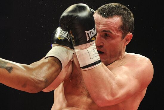 Boxing. Bout between D. Lebedev and S. Silgado