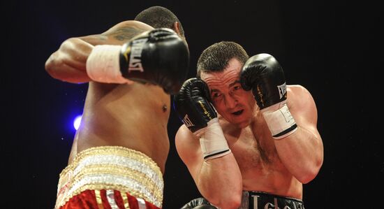 Boxing. Bout between D. Lebedev and S. Silgado