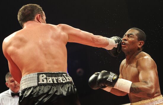Boxing. Bout between D. Lebedev and S. Silgado