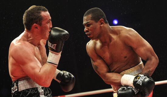 Boxing. Bout between D. Lebedev and S. Silgado