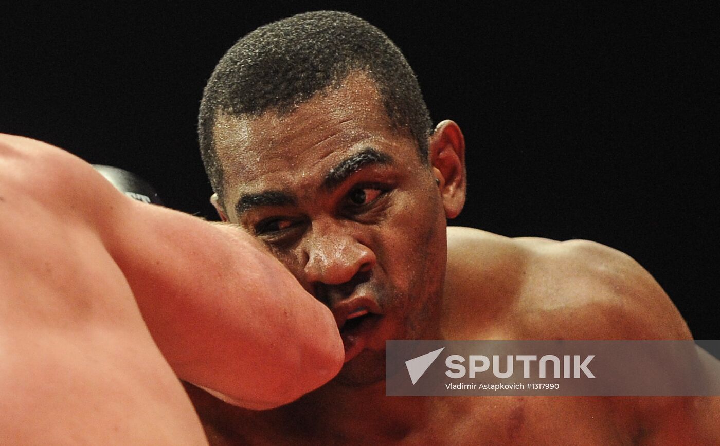 Boxing. Bout between D. Lebedev and S. Silgado