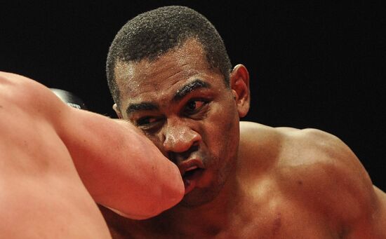 Boxing. Bout between D. Lebedev and S. Silgado