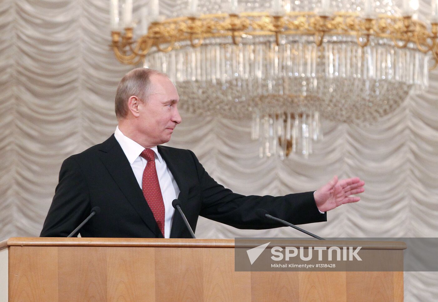 Vladimir Putin attends 8th Russian Judge Congress in Moscow